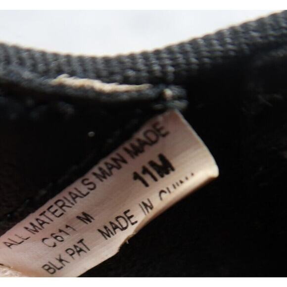 Danshuz Shoes Girls 11 Tap Dance Mary Jane Black Patent Slip On Star Tone Kids - Picture 8 of 16